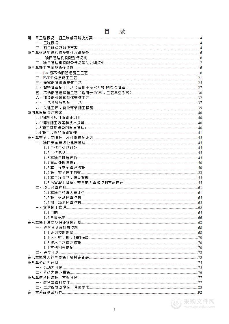 PDP项目工艺设备二次配管连接工程技术部分