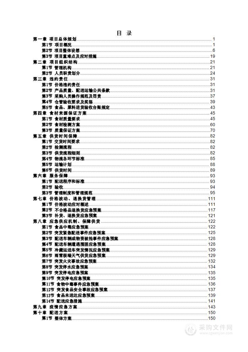 国企食堂食材配送方案