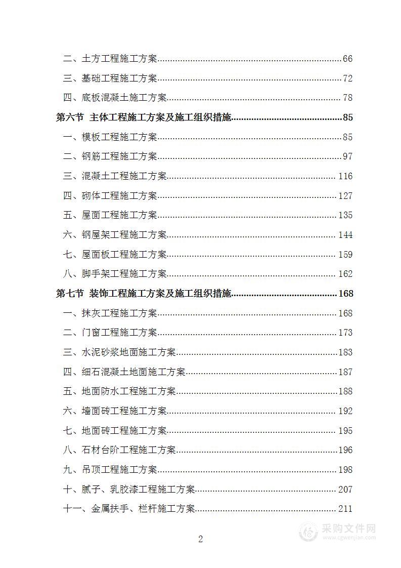 新建办公楼建设项目施工组织设计施工方案