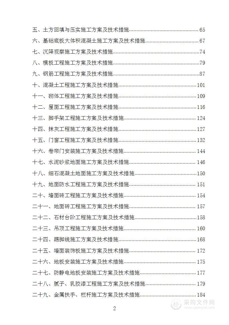 创新研究院新建项目施工组织设计施工方案