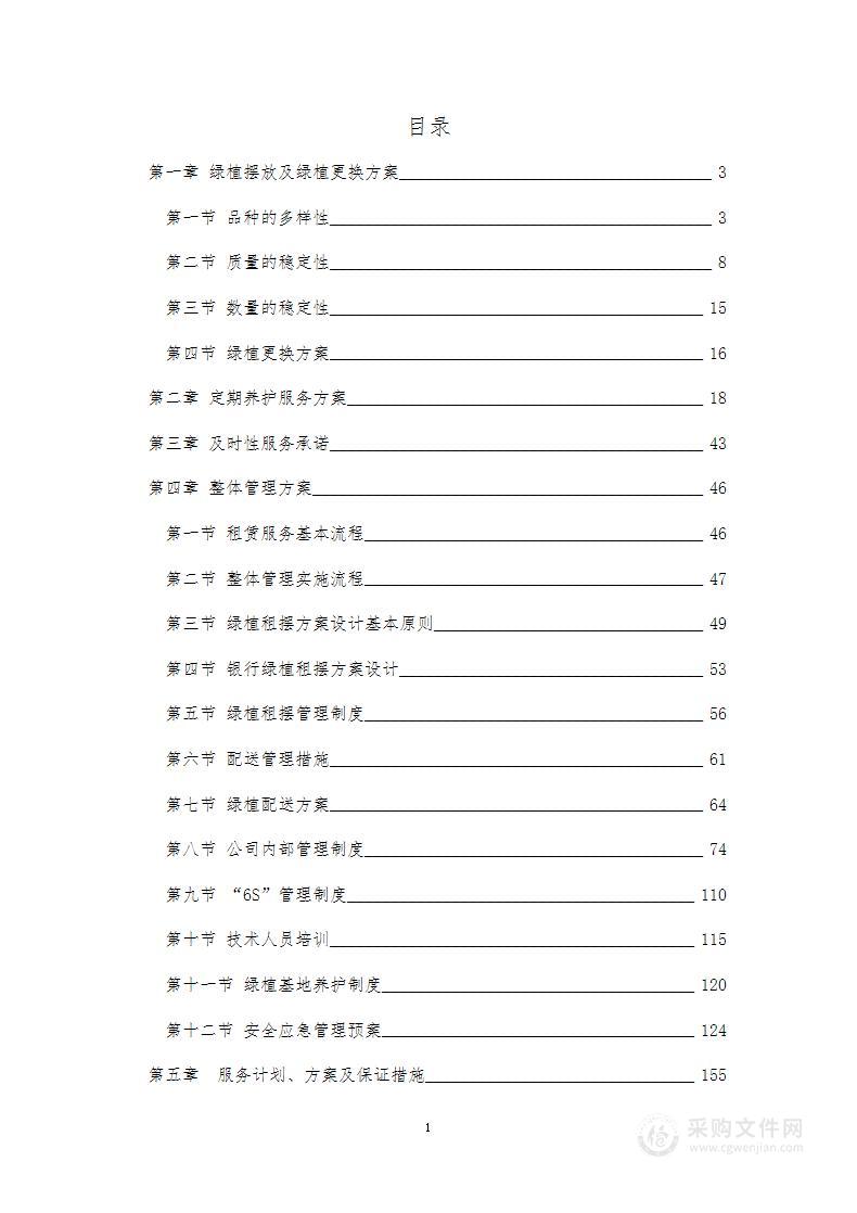 绿植租摆技术方案