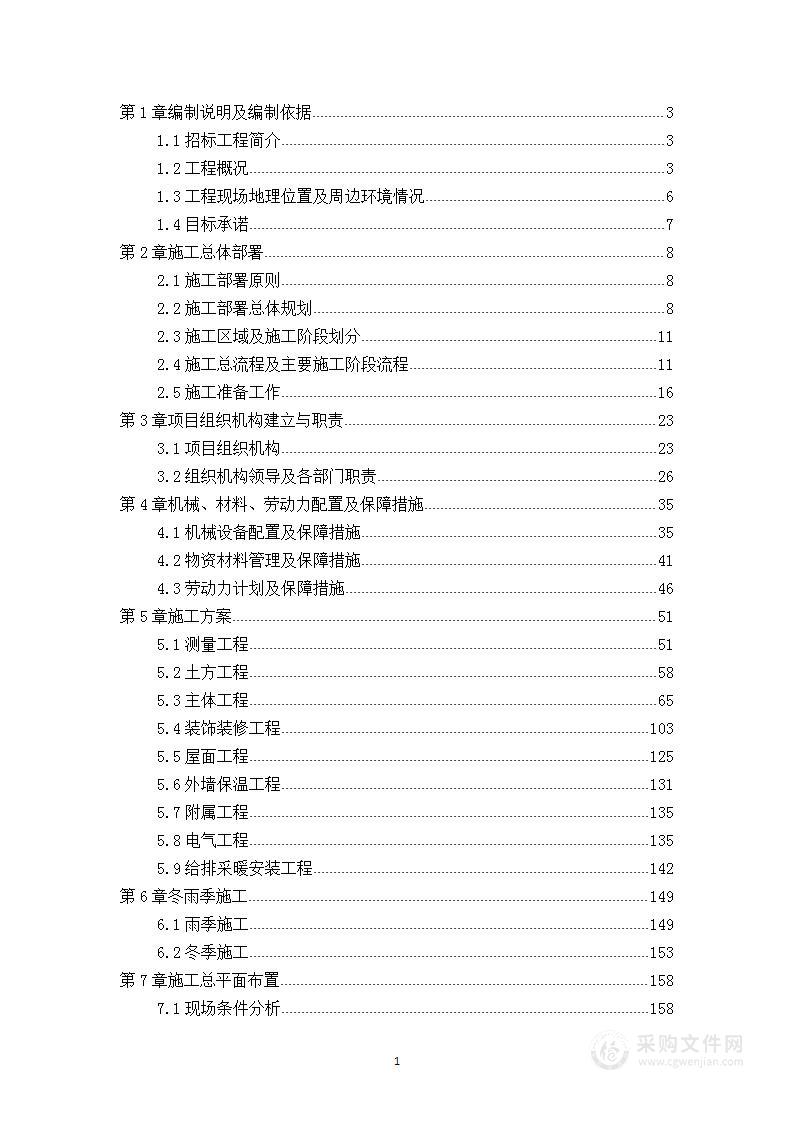 全屋定制产业园A区项目总承包工程技术标