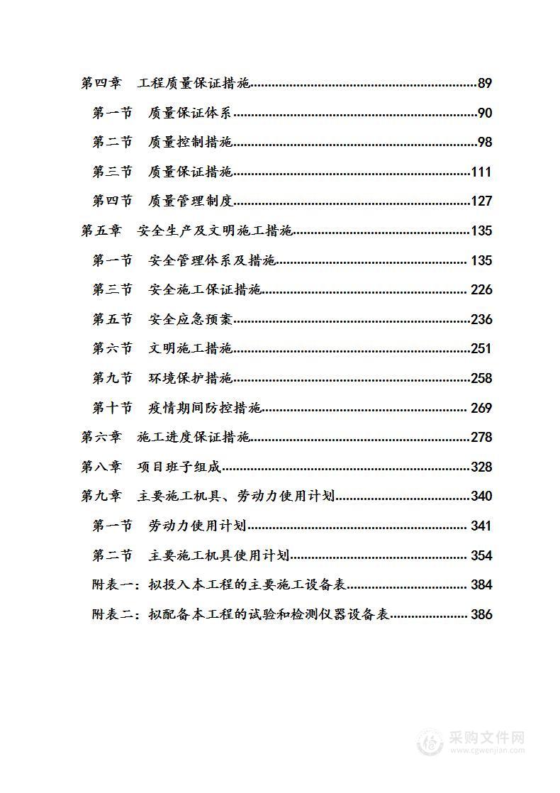 人民医院整体搬迁项目（施工组织设计）投标方案