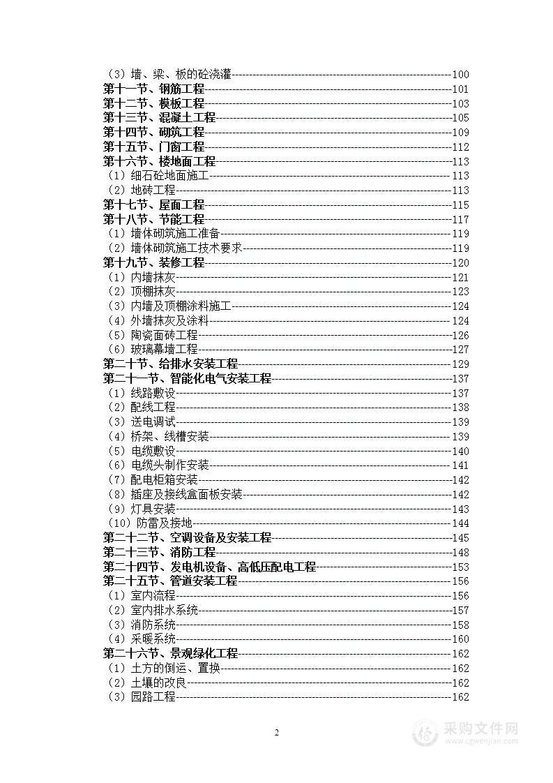 建筑工程投标方案