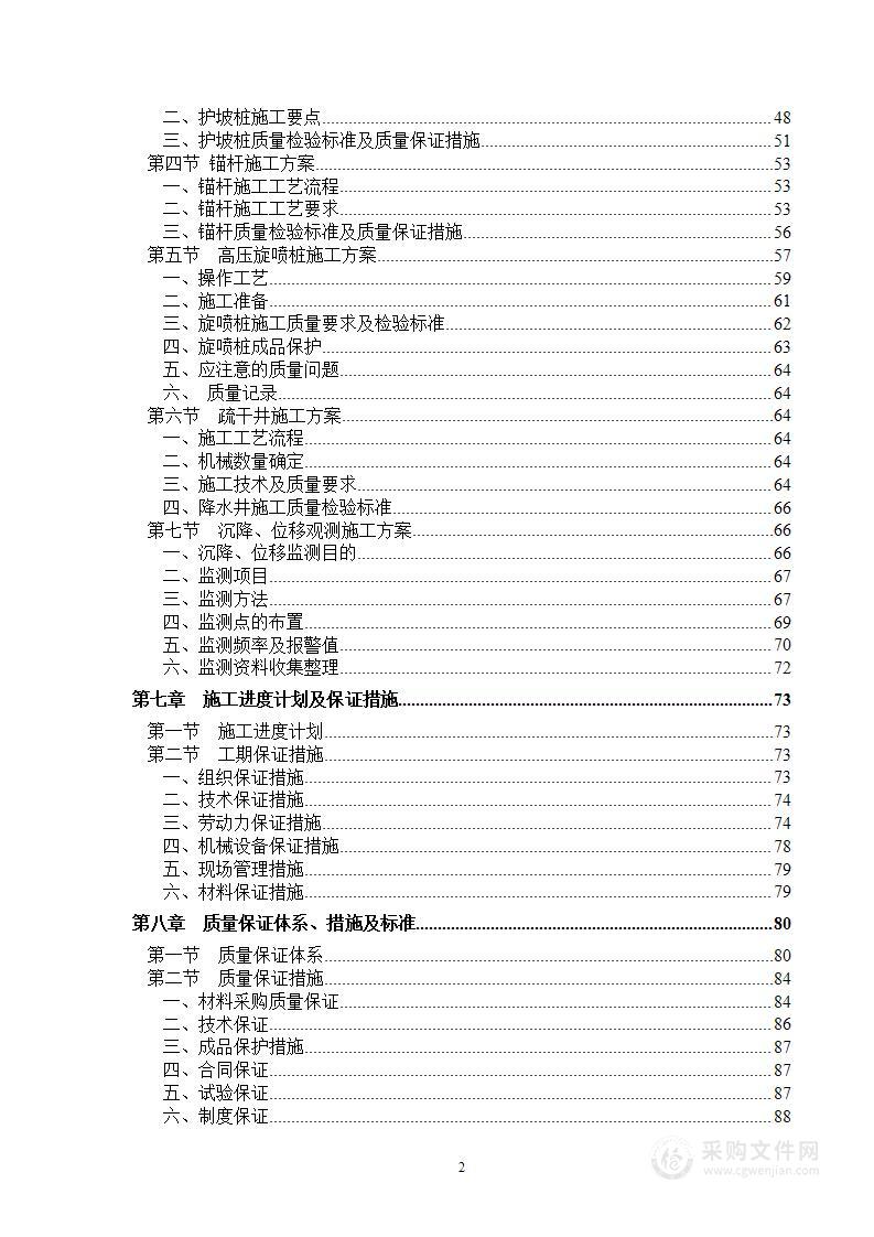 住宅工程基坑项目施工方案