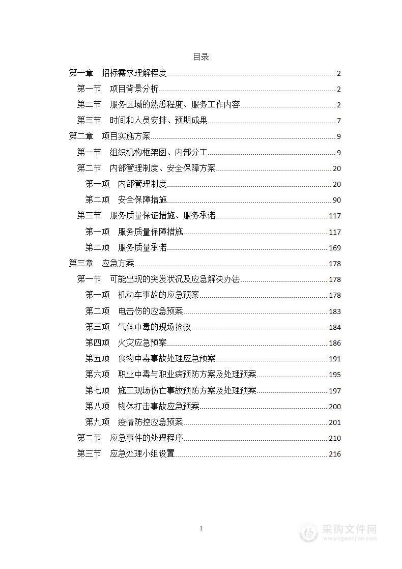 零星道路交通设施建设及维护技术服务方案