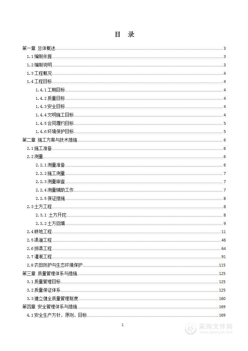 高铁站前标准农田建设-技术投标方案