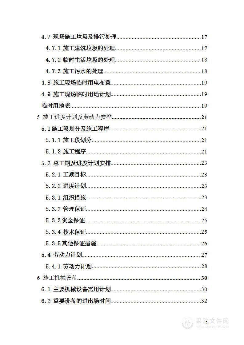 某某广场项目施工组织设计方案