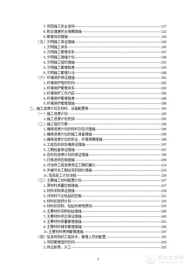 油茶新种和低产林改造项目投标方案