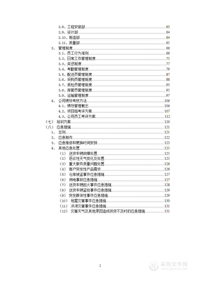 标识标牌投标方案