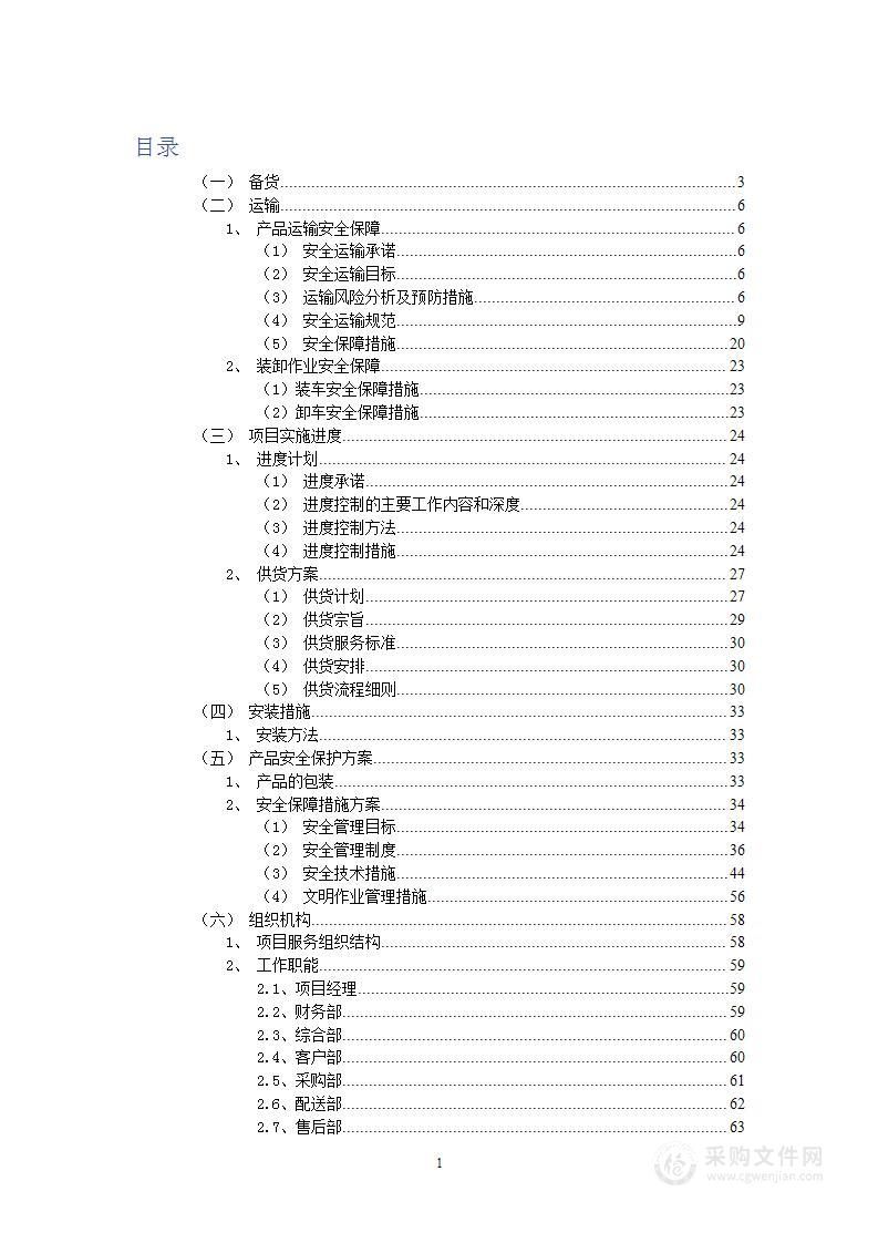 标识标牌投标方案