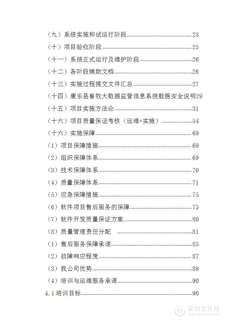 畜牧大数据监管信息系统116页