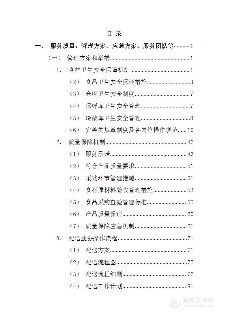 大学食堂猪肉采购152页