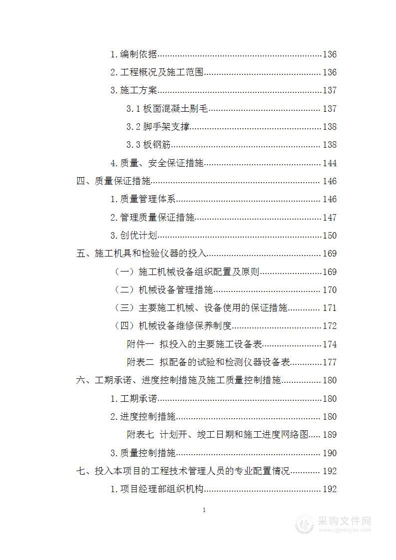 职工食堂装修工程项目投标方案