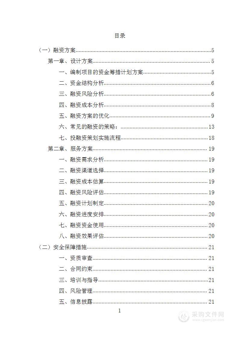 集中供热特许经营投标方案