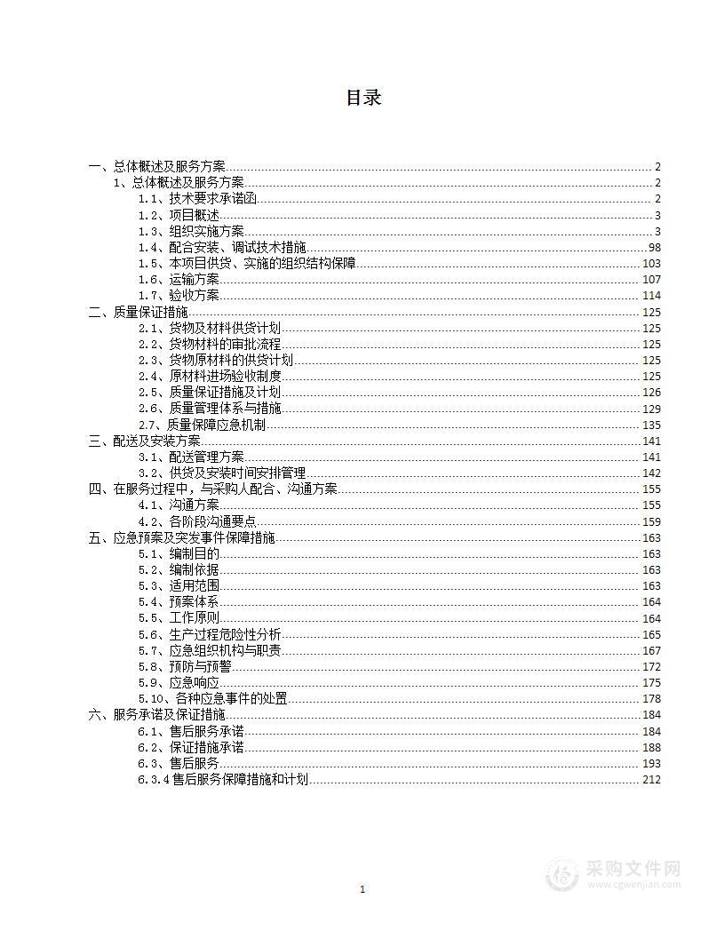 标识牌建设项目投标方案