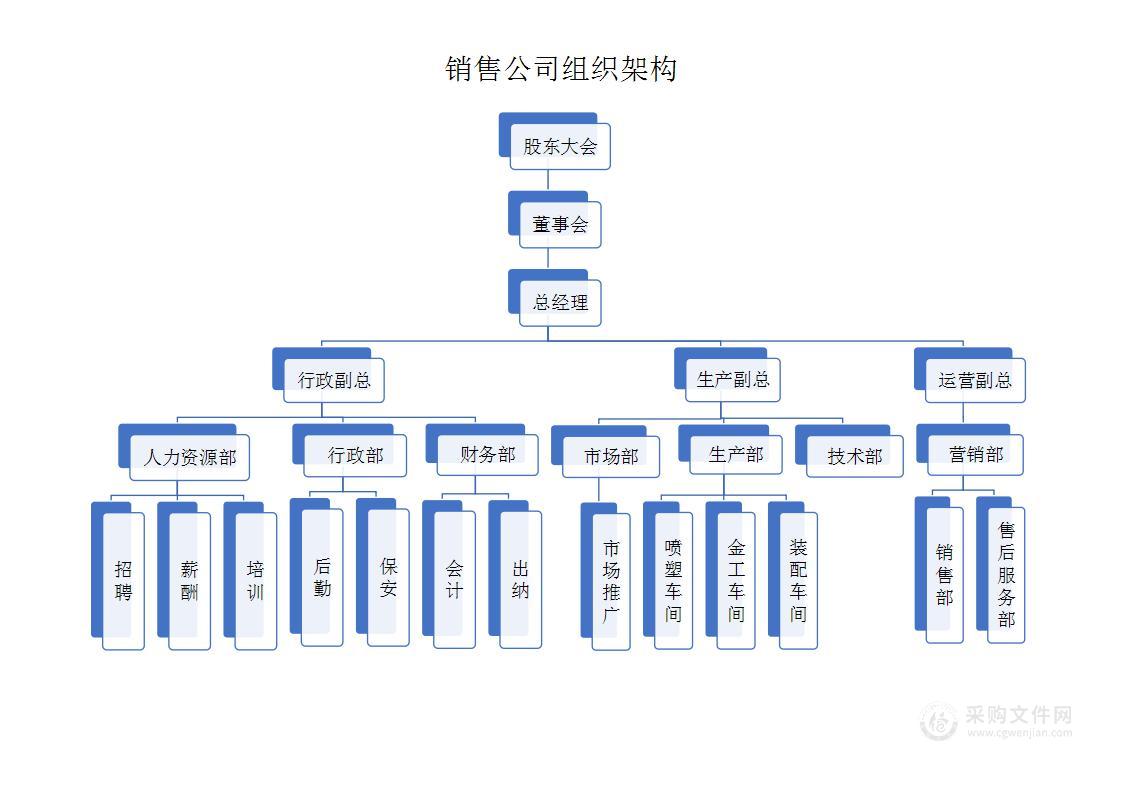 销售公司组织架构