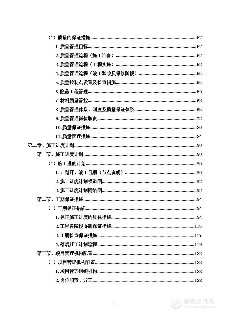 污水处理厂建设项目投标方案