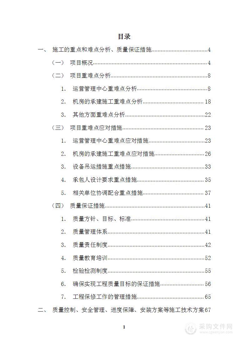 大型城市综合体数字一体化管理系统工程投标方案