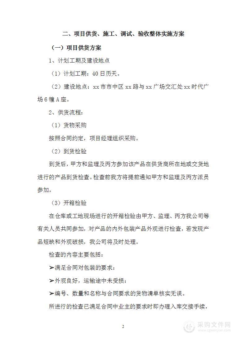 基金管理公司智能化项目投标方案