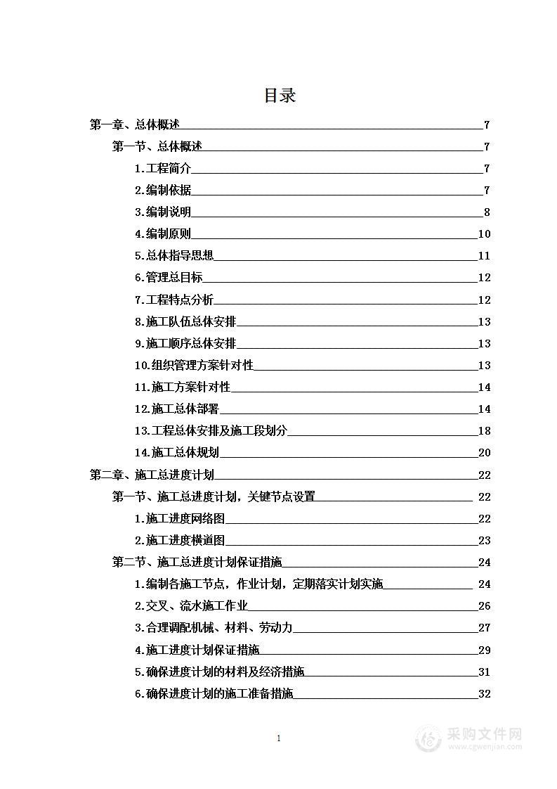 建设工程项目投标方案