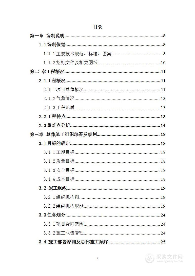 国道公路建设项目技术标