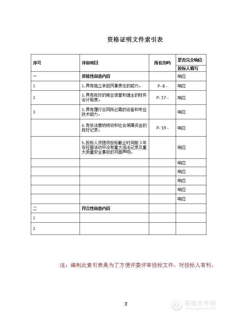 园林绿化养护服务投标方案