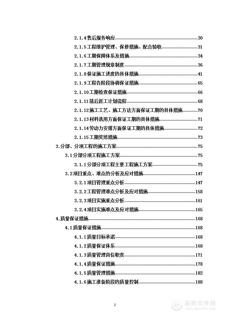 零星工程合格供应商入围项目投标方案