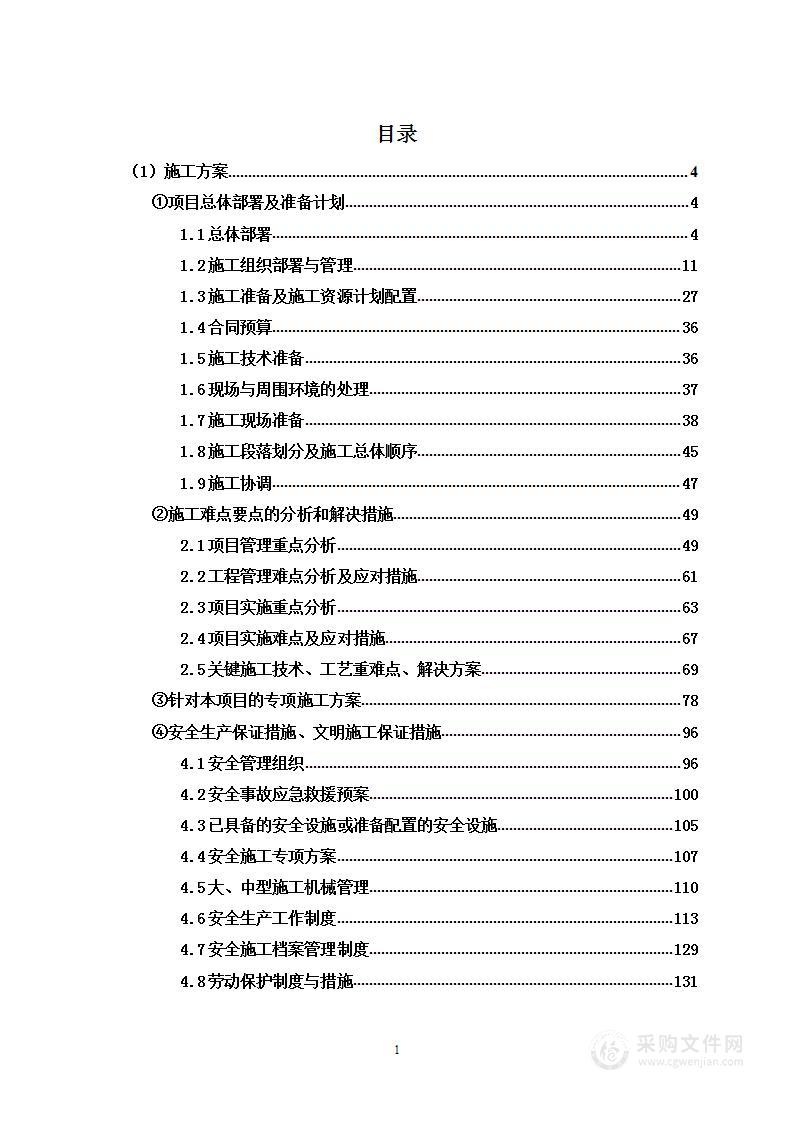 山地造林工程项目投标方案