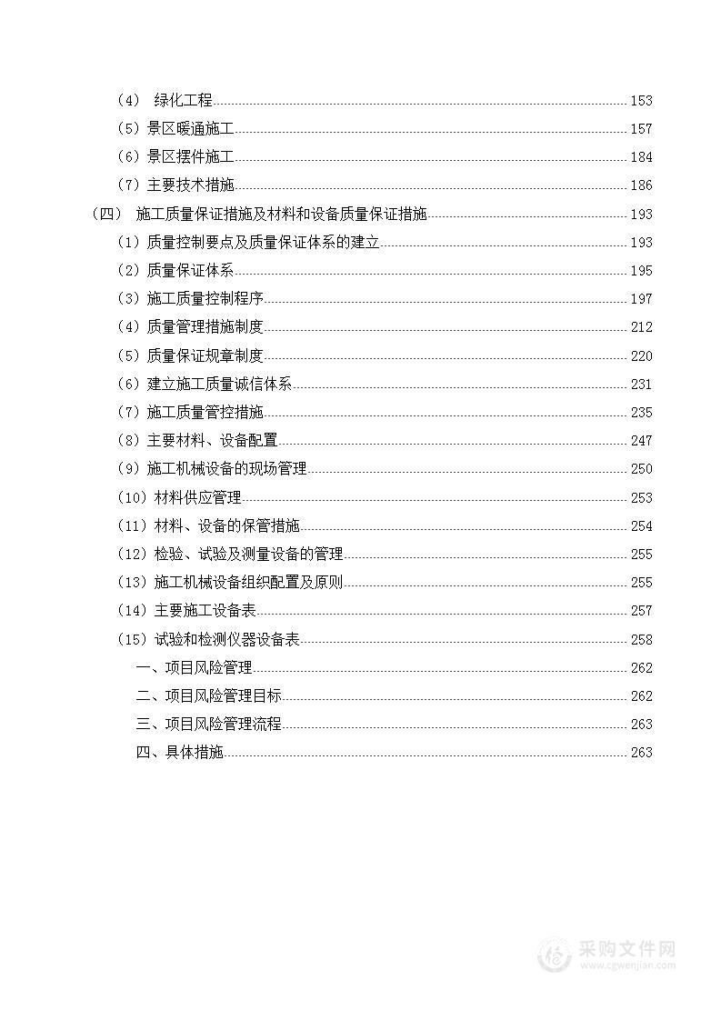 景区工程房建施工项目劳务班组入围采购项目