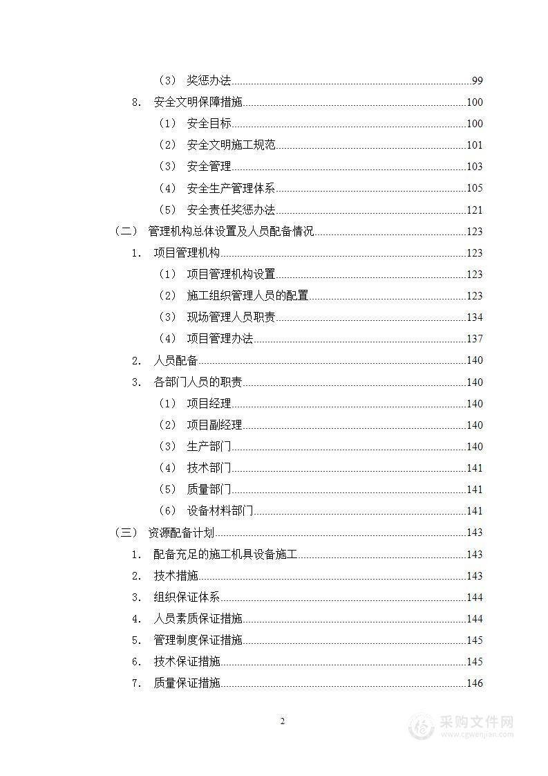 土方石施工投标方案