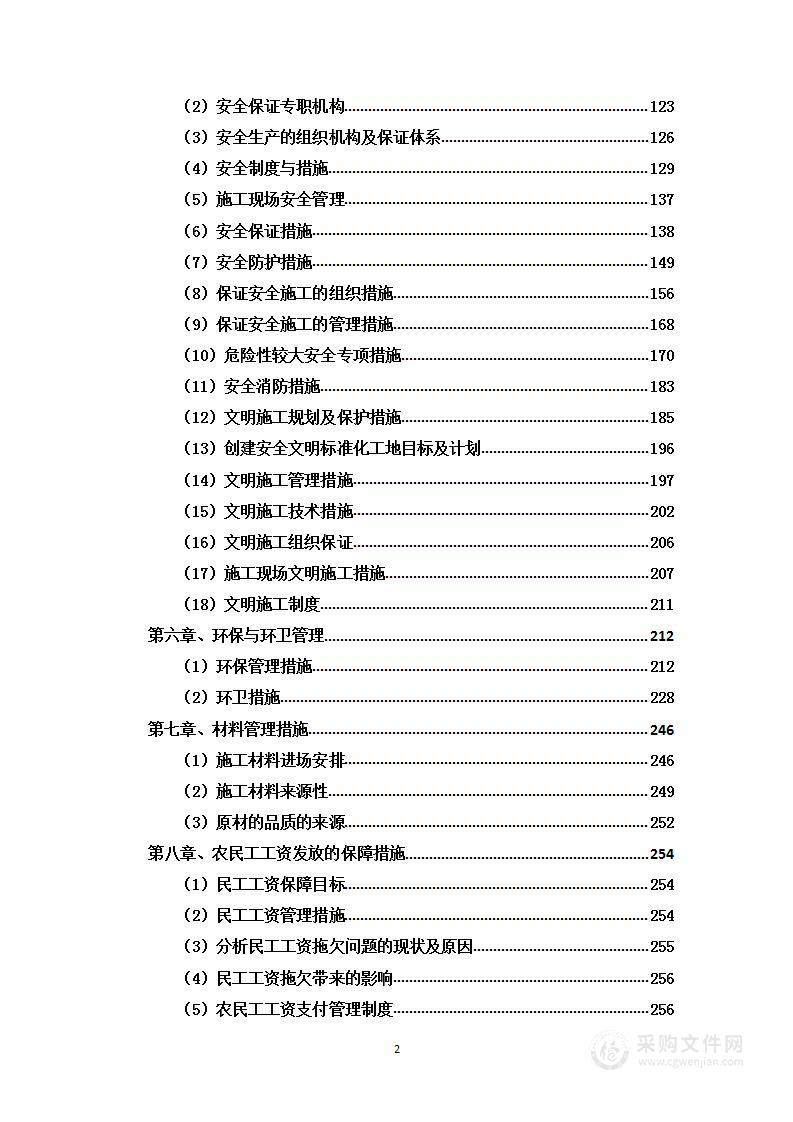 建设工程项目投标方案