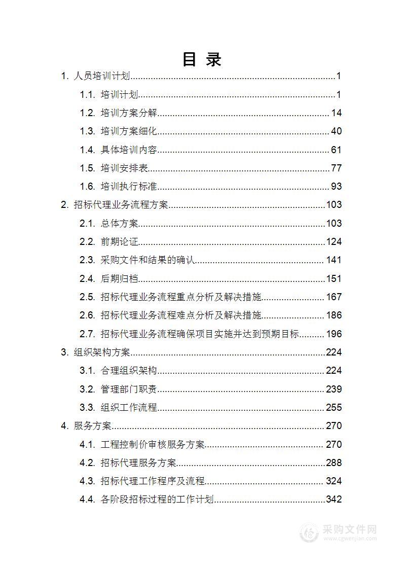 某部工程控制价审核与招标代理服务单位技术方案