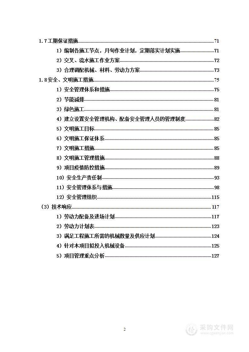 商业楼油烟管道制作安装工程投标方案