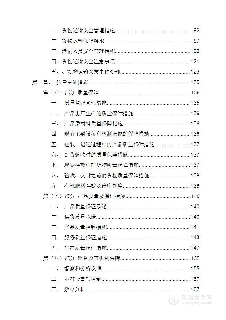 小麦控释肥，玉米控释肥采购项目投标文件