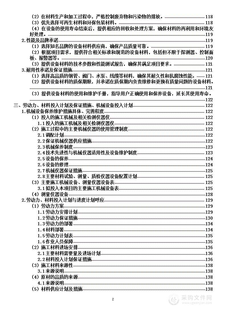 消防改造技术工程投标方案