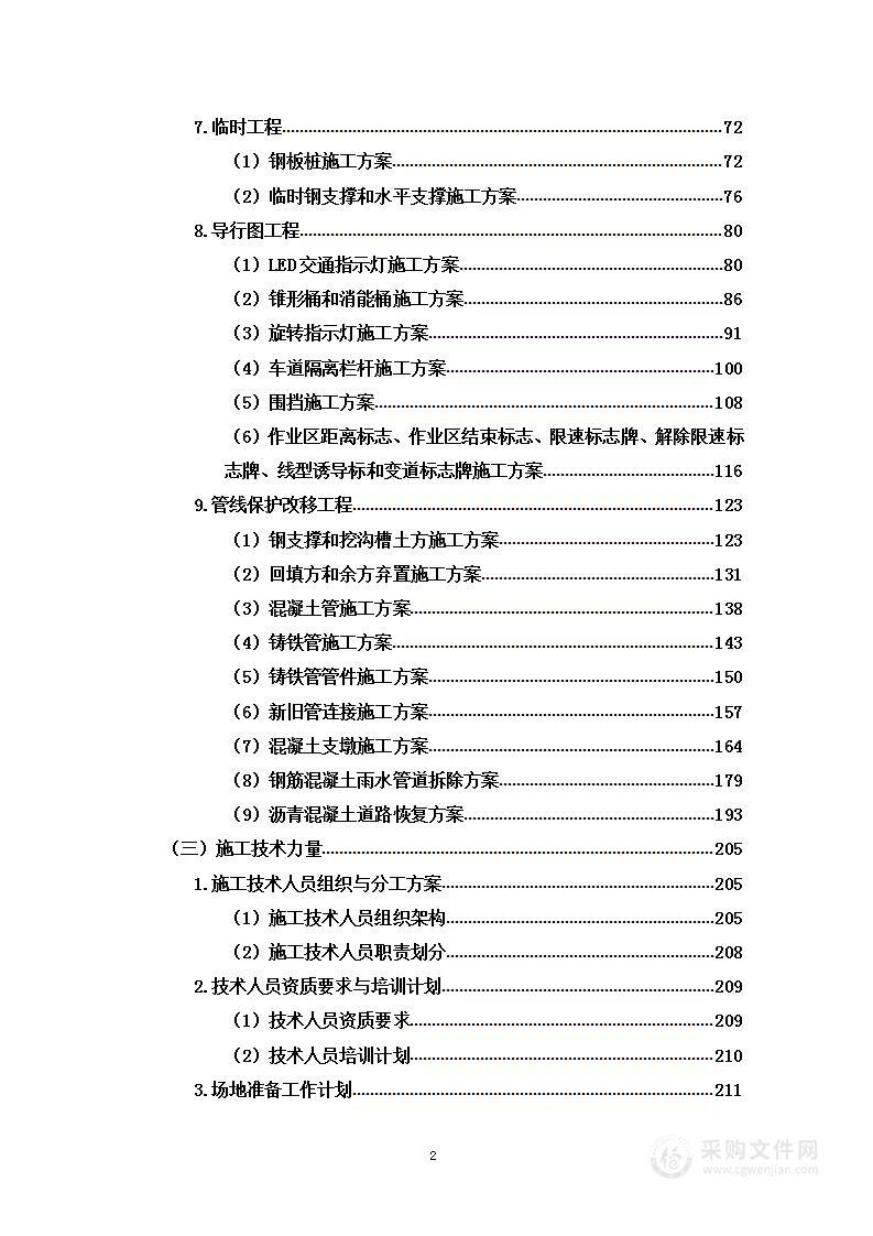 蓄涝区建设工程投标方案