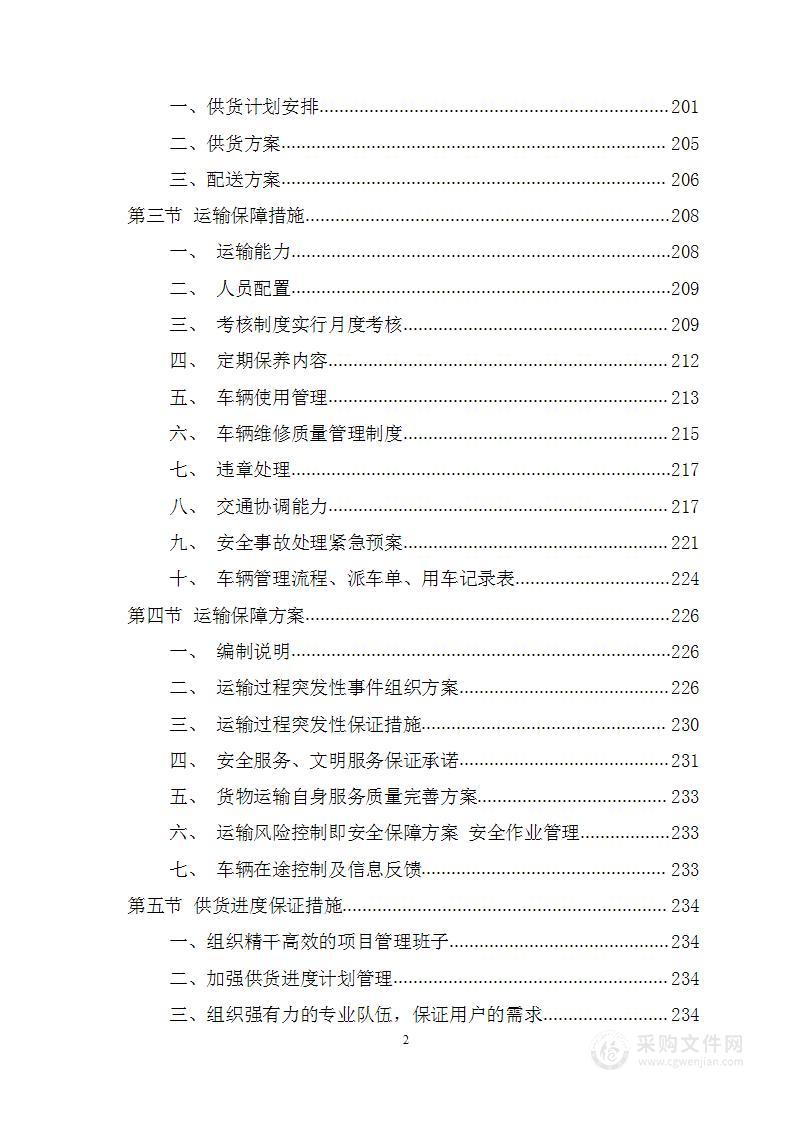 空调采购安装供货投标方案